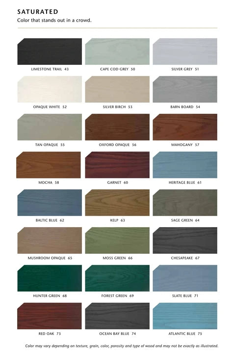 Accoya Colours Options