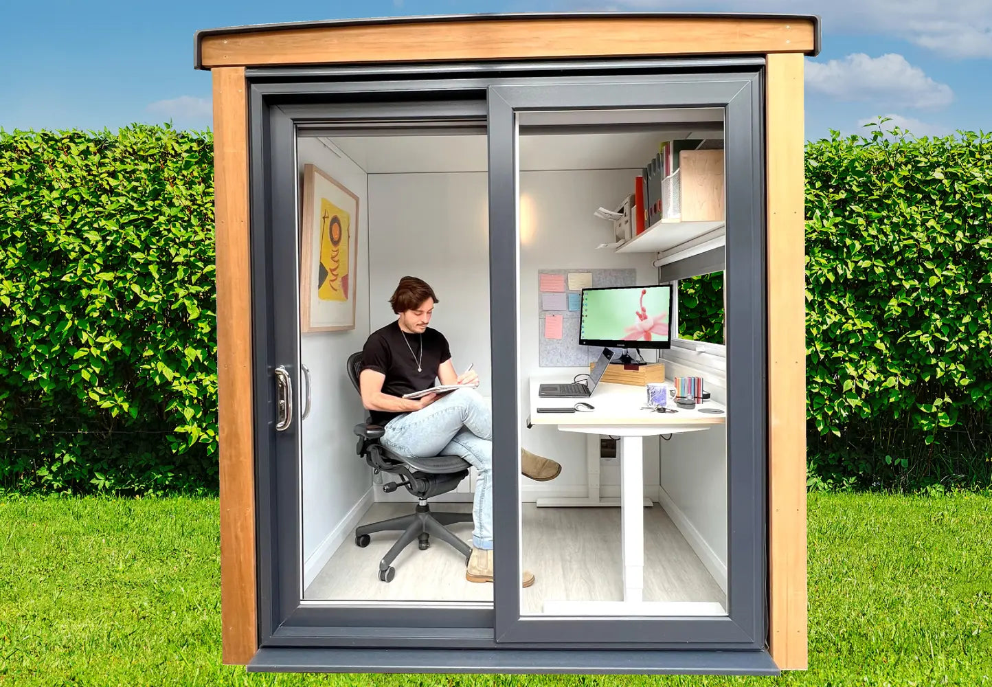 Garden top office pod