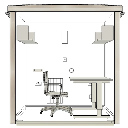 2_10A  Garden Office | Patio Centre | Left Open | Vent