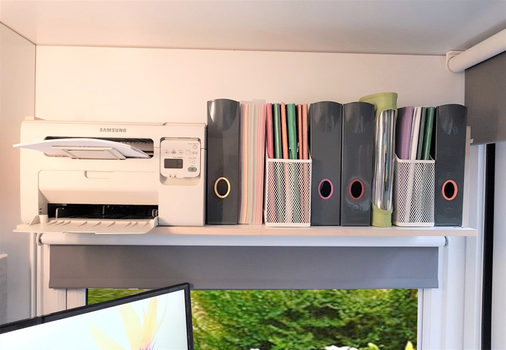 Book & Printer Shelf